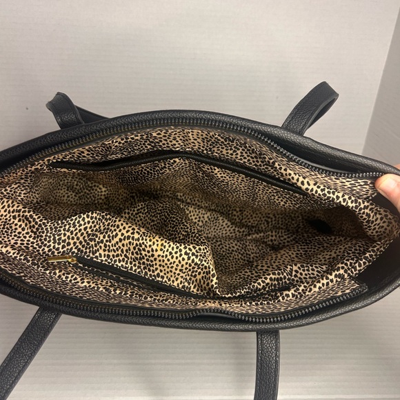 Cheetah Print Tote Bag and Coin Pouch - Picture 3 of 3